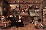 Sebastiaan Leerse in his Gallery by Frans the younger Francken